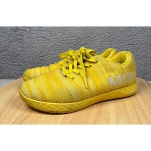 Nobull Unisex Knit Runner Yellow Running Shoes Sneakers M4 W 7.5